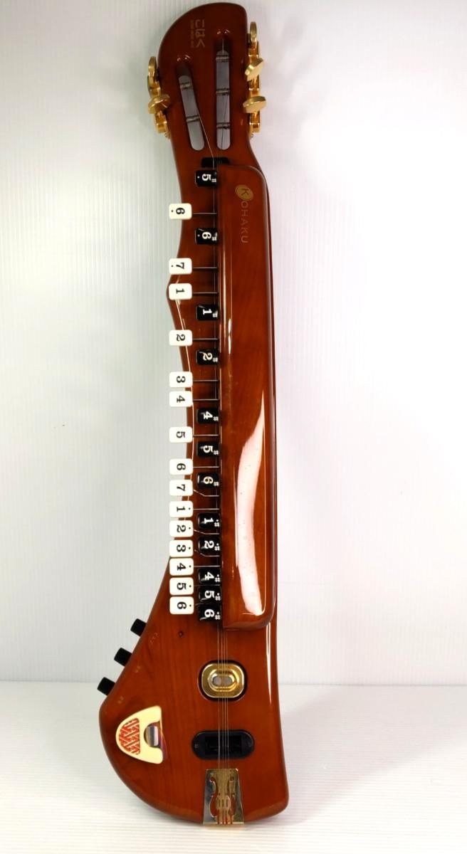 中古品】スズキ 電気大正琴 こはく ソプラノ CHK-1〇YR-54276〇 - メルカリ