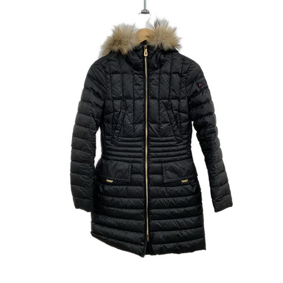 PEUTEREYダウンコート ダークブラウンサイズ40 美品 PEUTEREY(ピューテリー) ダウンコート サイズ40 M レディース - 黒