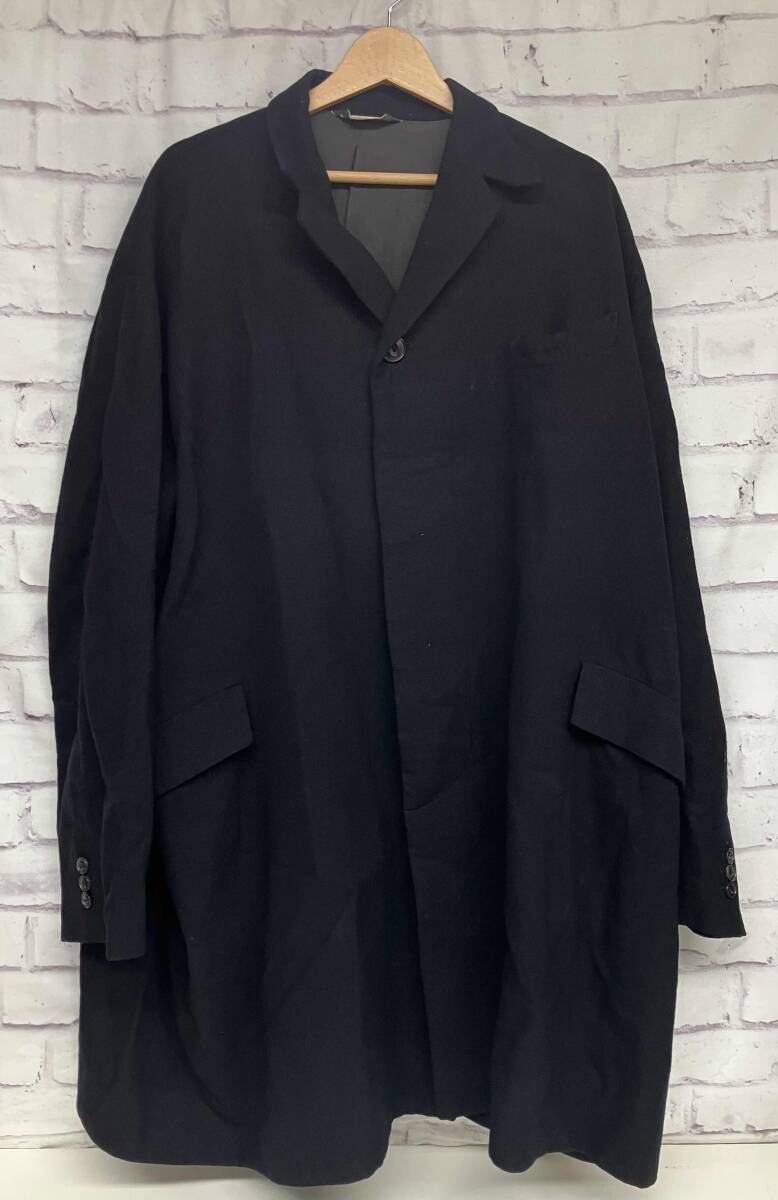 【美品】アーツアンドサイエンス　チェスターコート　ロングコート　グレー　ウール メンズスーツKOKUBO チェスターコート メンズ ロングコート ビジネス