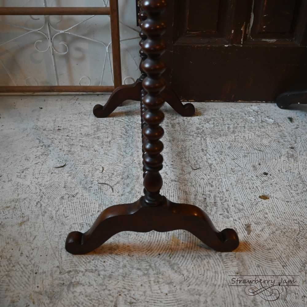 IFU-415 英国アンティーク マホガニー リネンラック ラック タオル