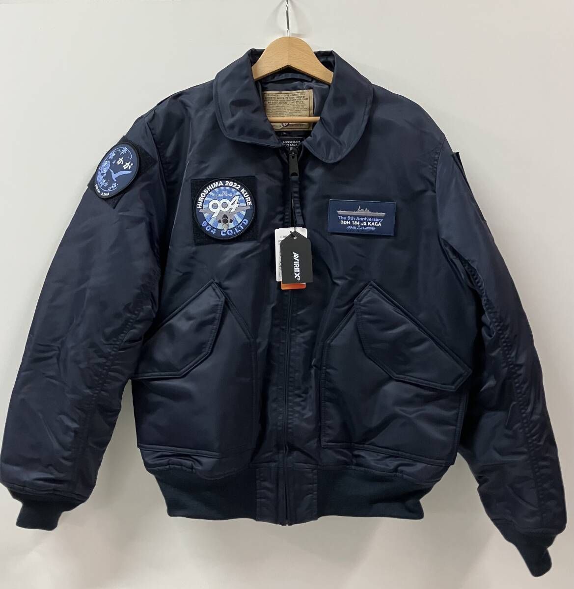 AVIREX アヴィレックス 未使用 タグ付き 護衛艦「かが」5周年CWU45P