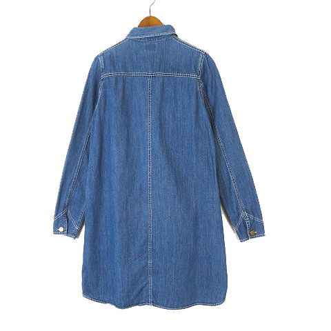 リー LEE カバーオール デニム ワンピース 89622 ロゴボタン 長袖 M