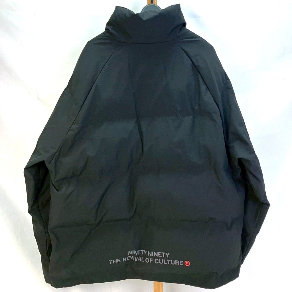 01w-5717 ナインティナインティ 9090 Logo Rich Puffer Jacket 中綿