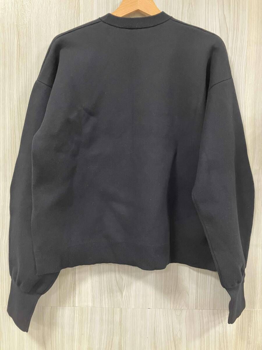 nagonstans/ナゴンスタンス/長袖ニット/ニットプルオーバー/23FW/ブラック/サイズM/470GA870-1130
