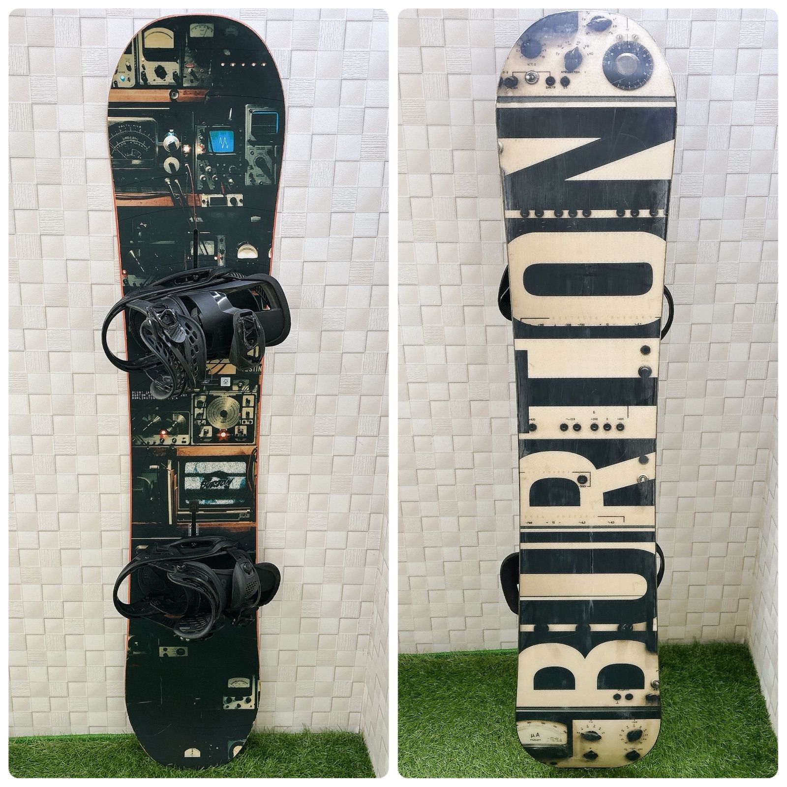 メンズ スノーボード 3点セット BURTON バートン BLUNT 147cm バイン