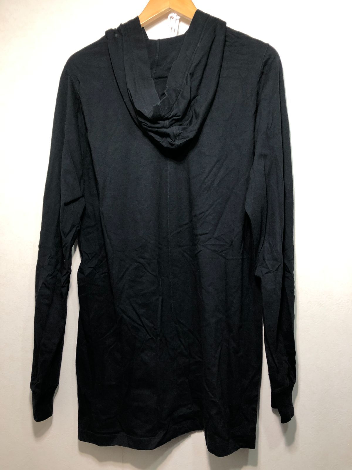 071132 Rick Owens PULLPVER COTTON T-SHIRT-HOODIE