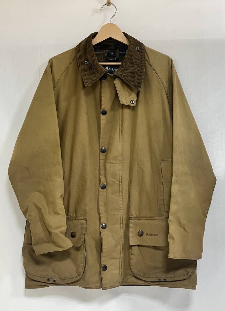 00s BARBOUR CLASSIC MOORLAND JACKET サイズC44/112CM ベージュ