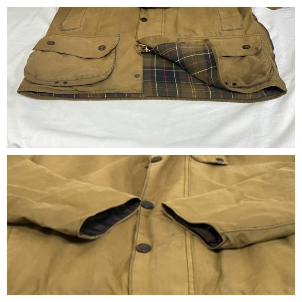 BARBOUR オイルドジャケット CLASSIC MOORLAND 00s BARBOUR CLASSIC MOORLAND JACKET サイズC44/112CM ベージュ
