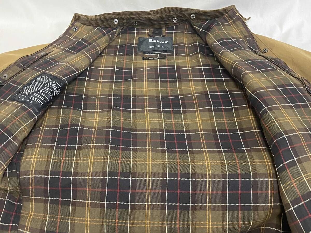 00s BARBOUR CLASSIC MOORLAND JACKET サイズC44/112CM ベージュ