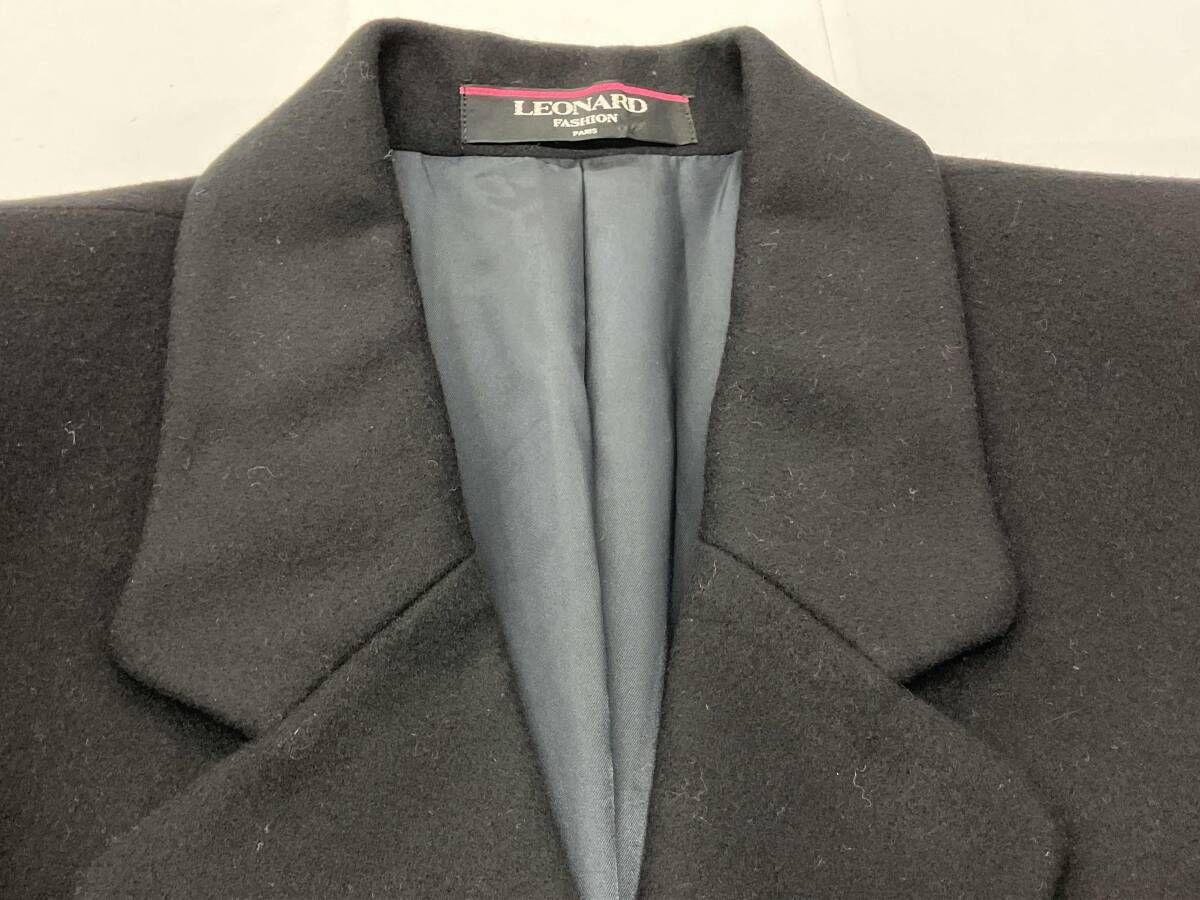 LEONARD ウールジャケット レオナール テーラードジャケット 花柄
