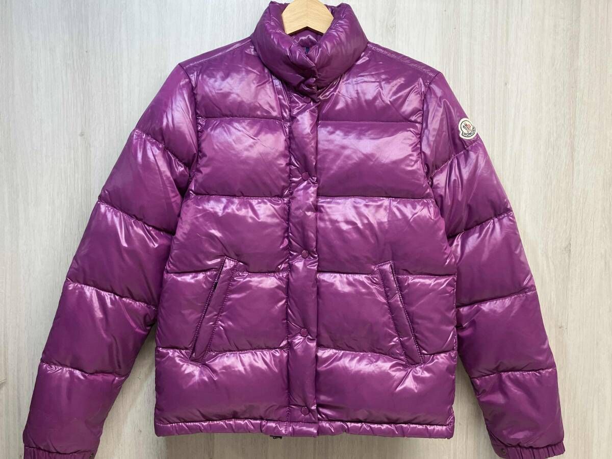 MONCLER ダウンジャケット モンクレール ナイロン パープル ブルゾン