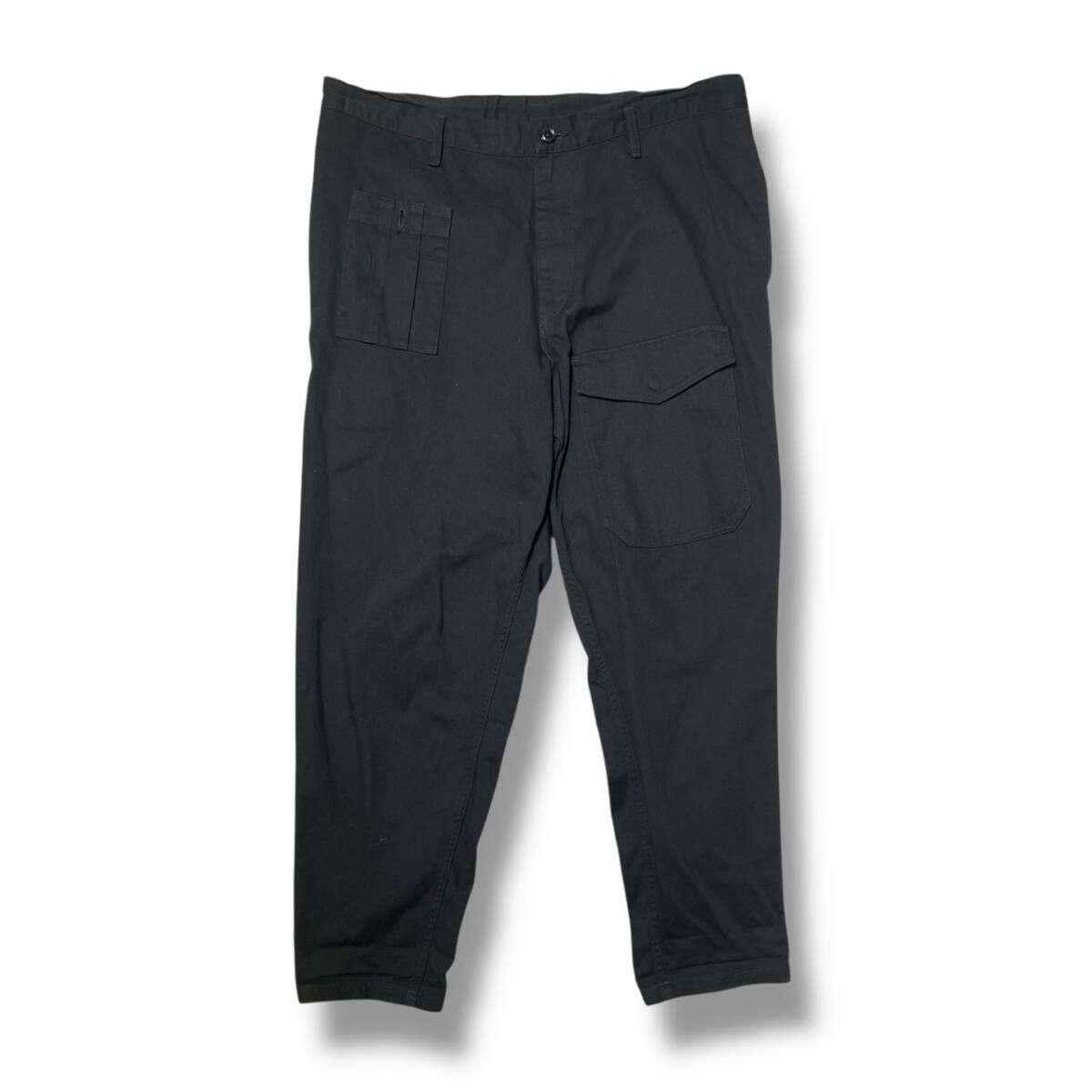 BLACK SCANAL YOHJI 綿パン NO TUCK W WORK PANTS サイズ3 ブラック H 0 P 97 040 ブラックスキャンダル ヨウジヤマモト