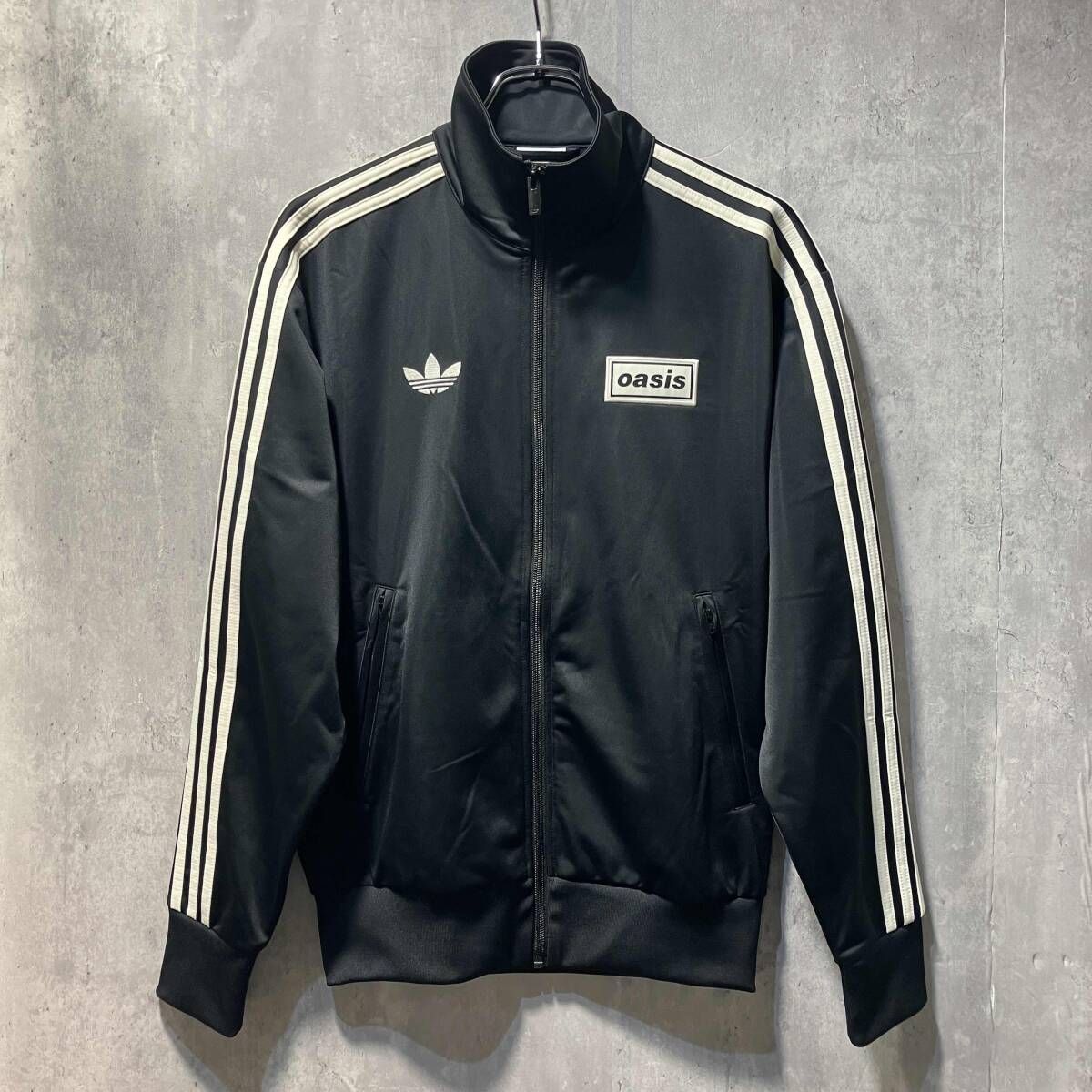 adidas x oasis ファイヤーバード 黒 トラックジャケットSサイズ adidas×oasis Firebird 2024 black track jacket sizeXS ツアー
