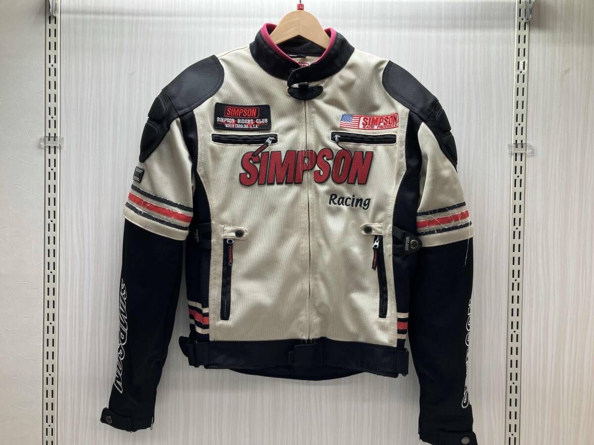 SIMPSON シンプソン バイクジャケット ソフトプロテクター付きメッシュ
