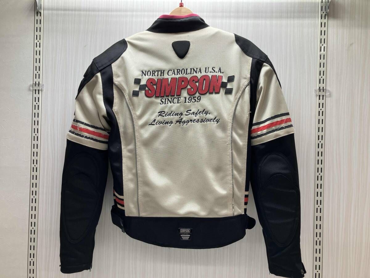 シンプソンメッシュジャケットLL SIMPSON メッシュジャケット ブラック