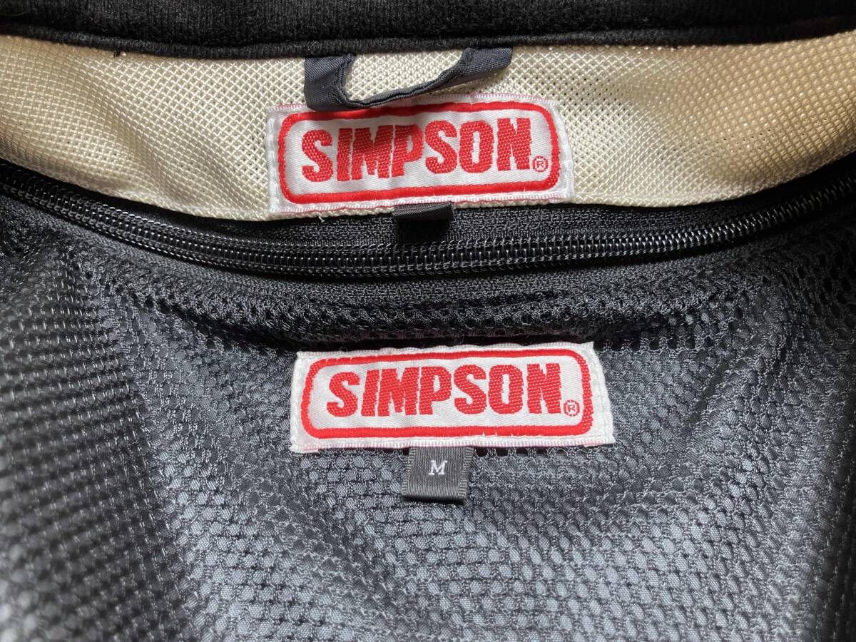 SIMPSON シンプソン バイクジャケット ソフトプロテクター付きメッシュ