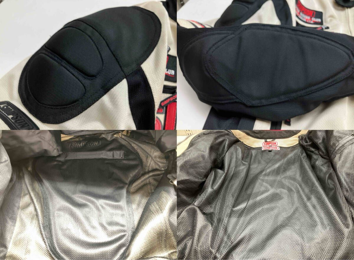 SIMPSON シンプソン バイクジャケット ソフトプロテクター付きメッシュ