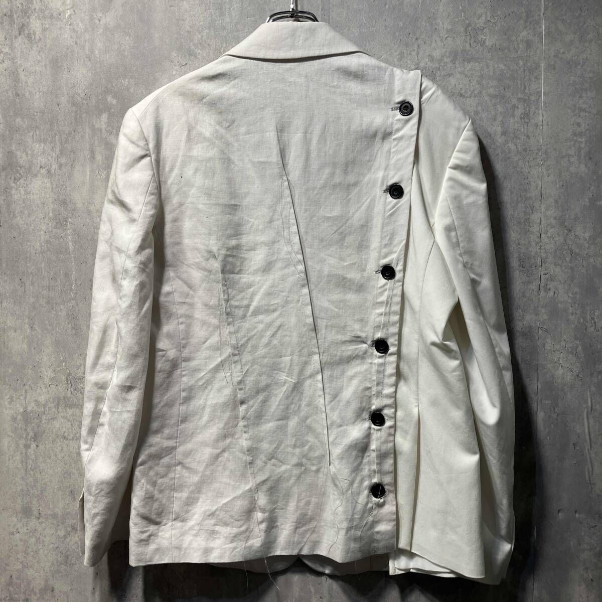 sulvam classic short jacket tailored jacket white M クラシック