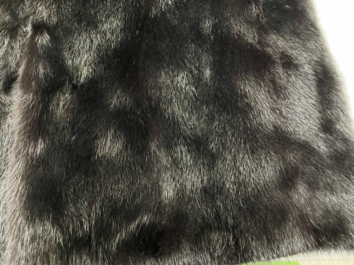 mg sable fur ミンクファーコート ダークミンク size11 - メルカリ
