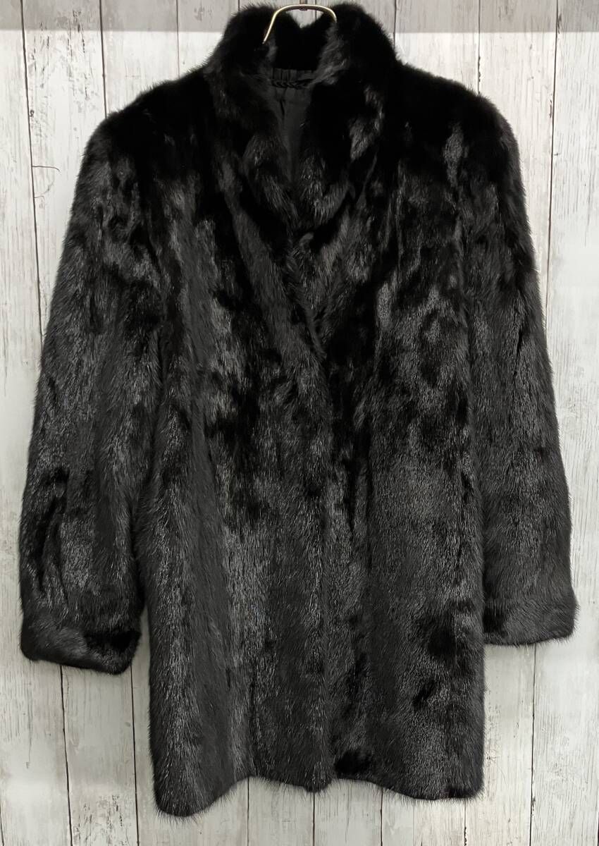 mg sable fur ミンクファーコート ダークミンク size11 - メルカリ
