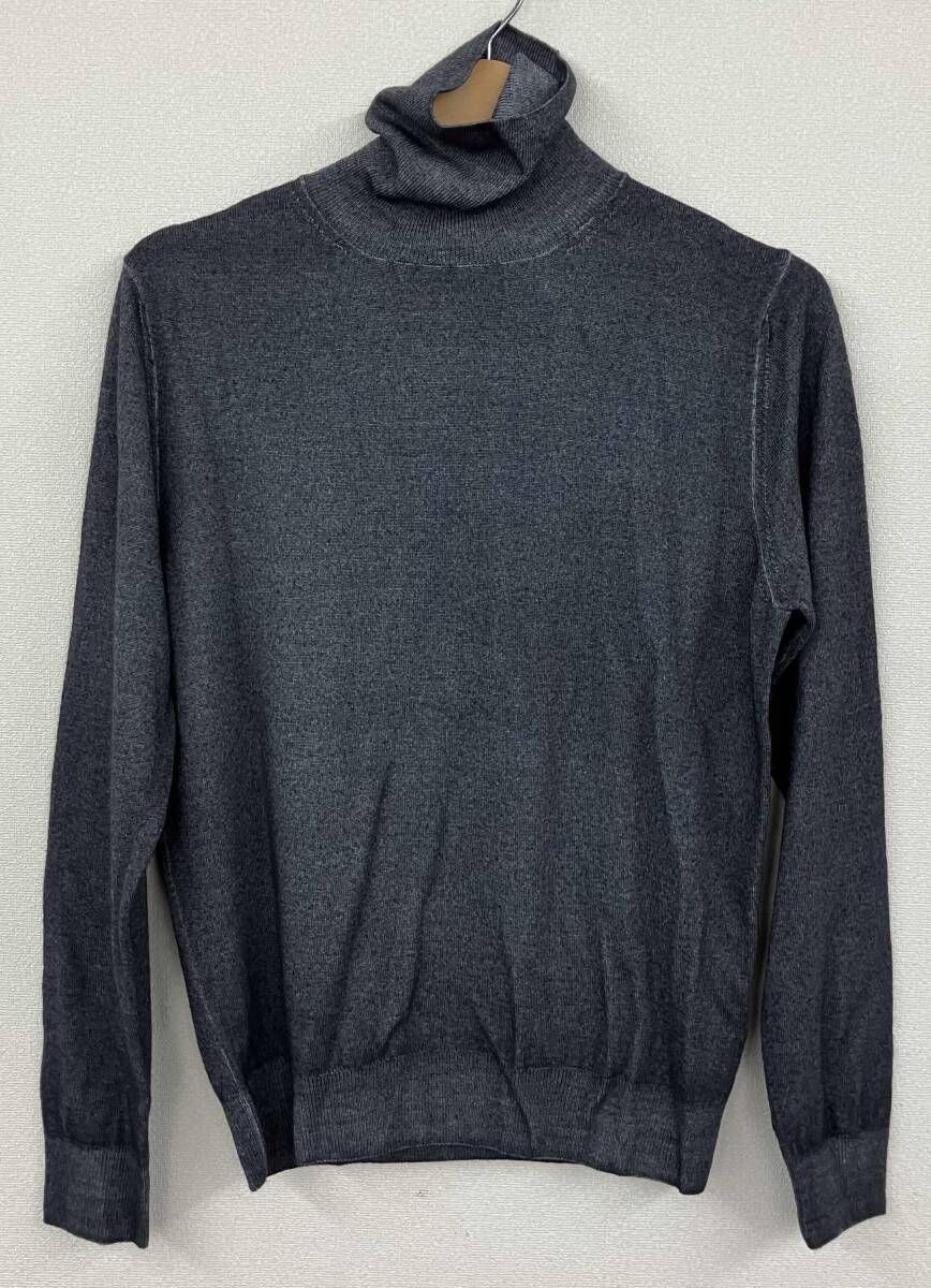 Cruciani クルチアーニ ウール タートルネックセーター グレー系