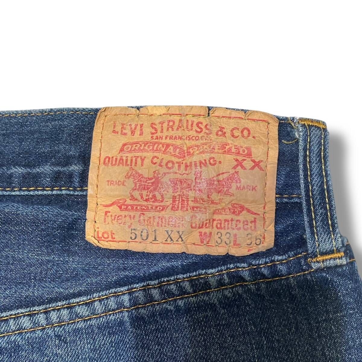 LEVI'S 501XX JEANS DENIM PANTS size33 バレンシア工場 1955復刻