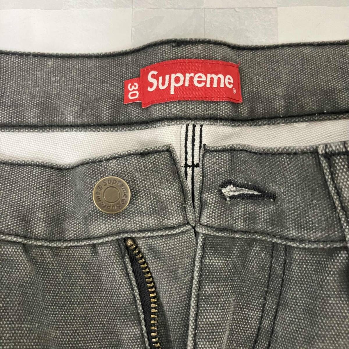 Supreme シュプリーム ダブルニーペインターパンツ Canvas Double Knee