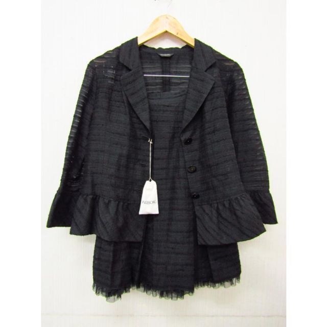 【超メルカリ市】INGEBORG ジャケット·スカート ２点 セット INGEBORG インゲボルグ セットアップ ジャケット スカート サイズ：9
