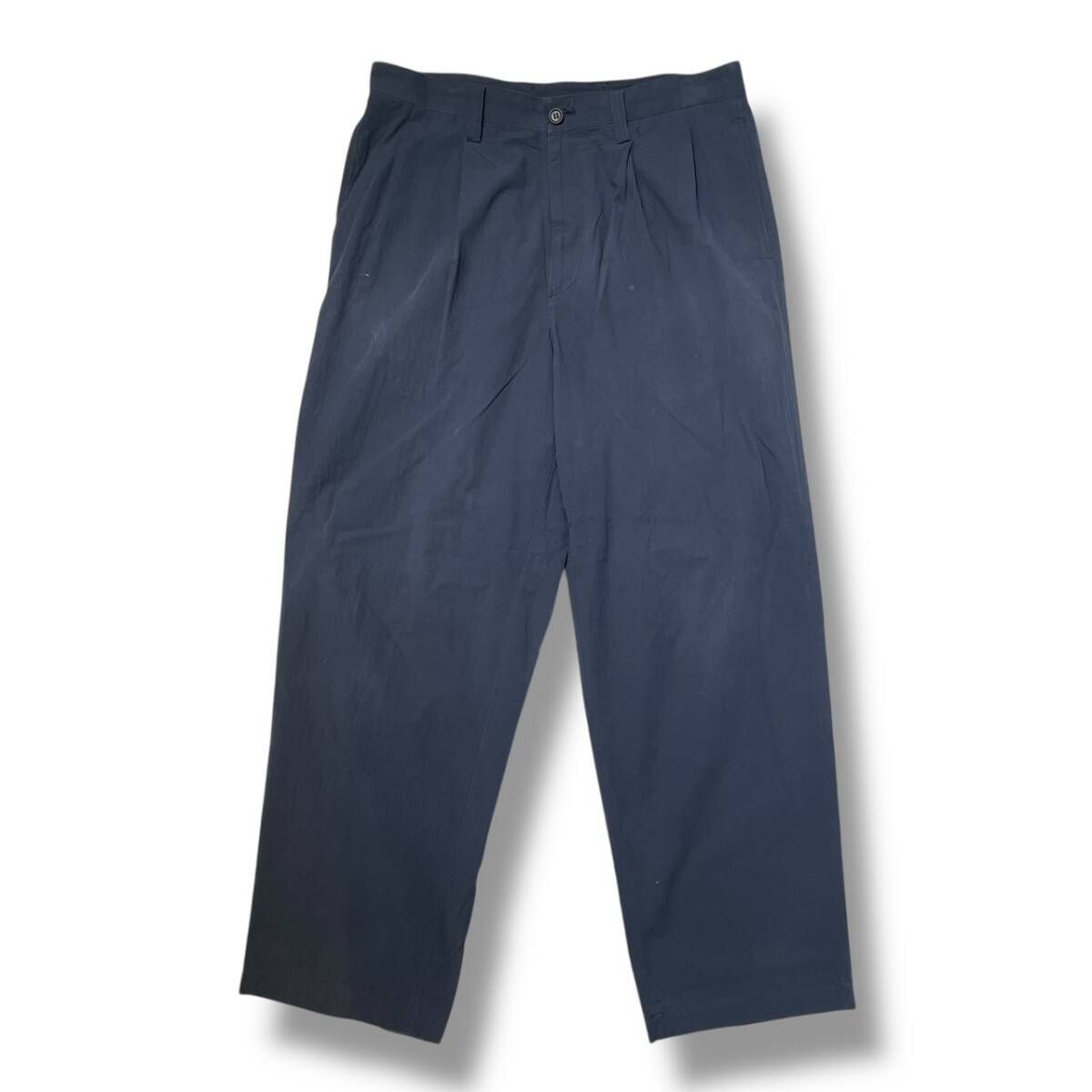 HOMME PLISSÉ ISSEY MIYAKE BASICSパンツ ネイビー Homme Plisse Issey