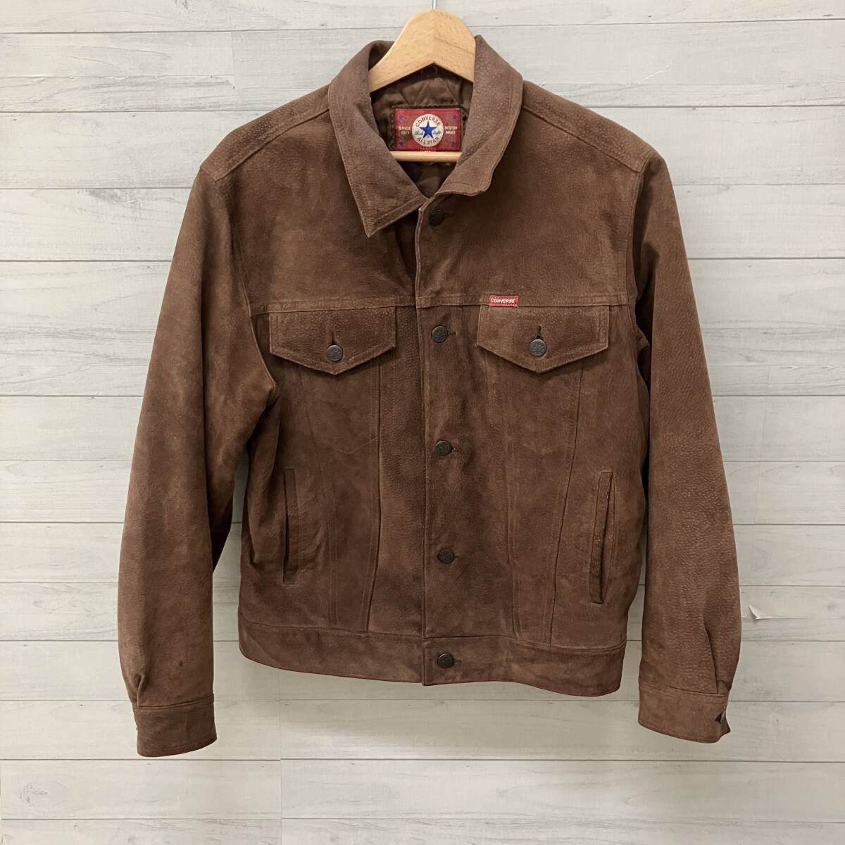 CONVERSE コンバース スエードトラッカージャケット レザー