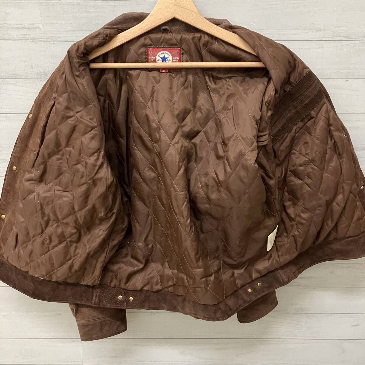 CONVERSE コンバース スエードトラッカージャケット レザー