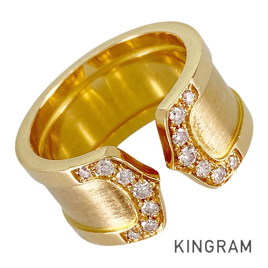 カルティエ Cartier C2 K18YG ダイヤモンド 12号(52) リング sss【中古