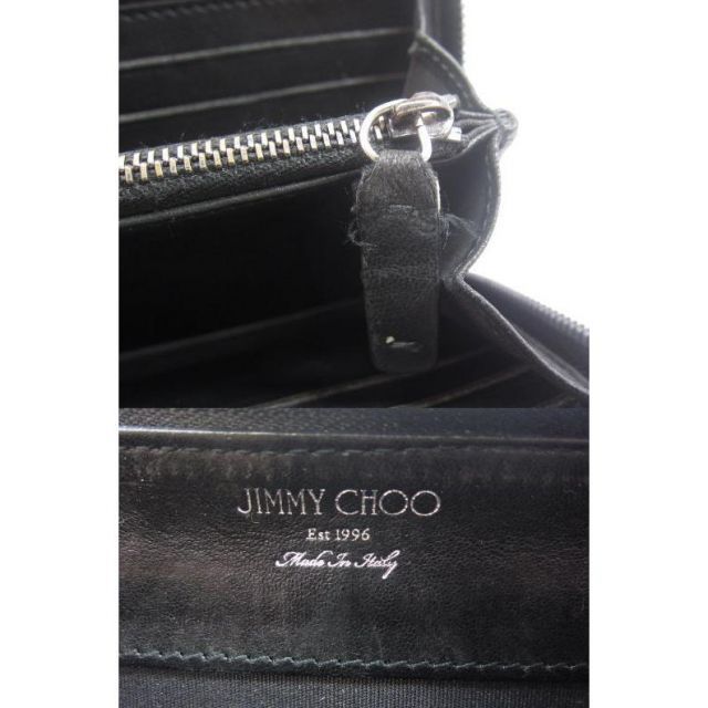 JIMMY CHOO ジミーチュウ ラウンドファスナー 長財布 □UP2732 - メルカリ