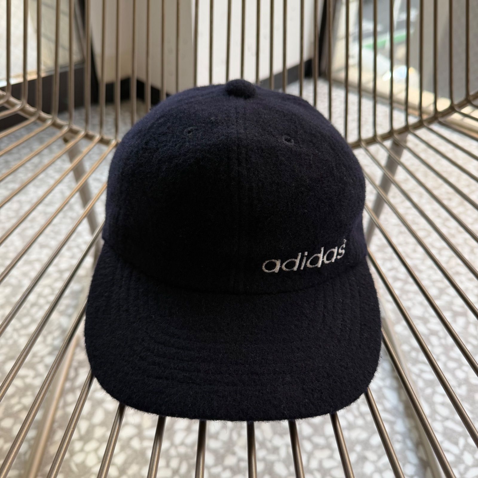 adidas / 90's- 日本製 descente wool cap【トレフォイルロゴ、ウール