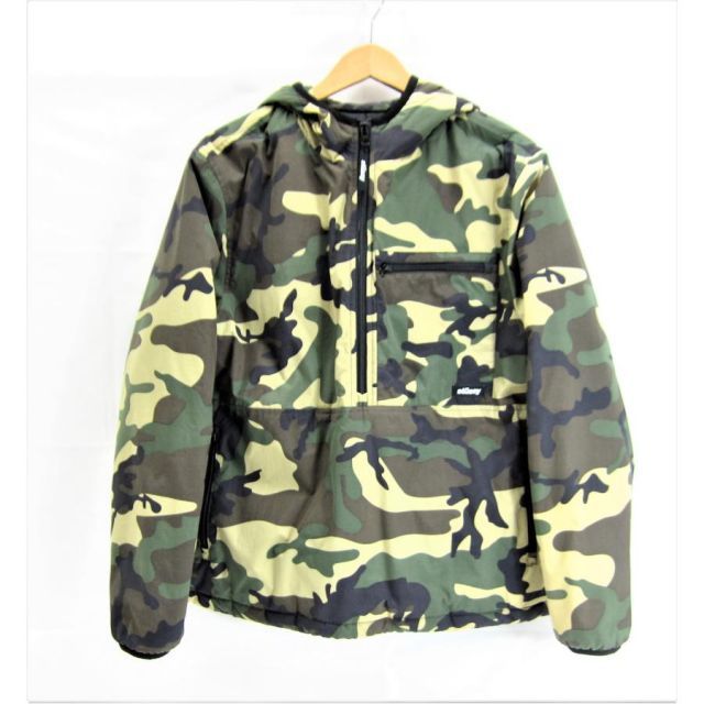 STUSSY ステューシー 迷彩柄 ナイロン中綿 フロントジップ パーカー