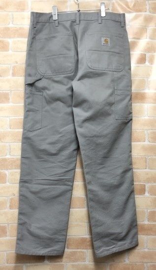 【】 Carhartt WIP ワークインプログレス DOUBLE KNEE PANT ダブルニー グレー 32×32 111441612