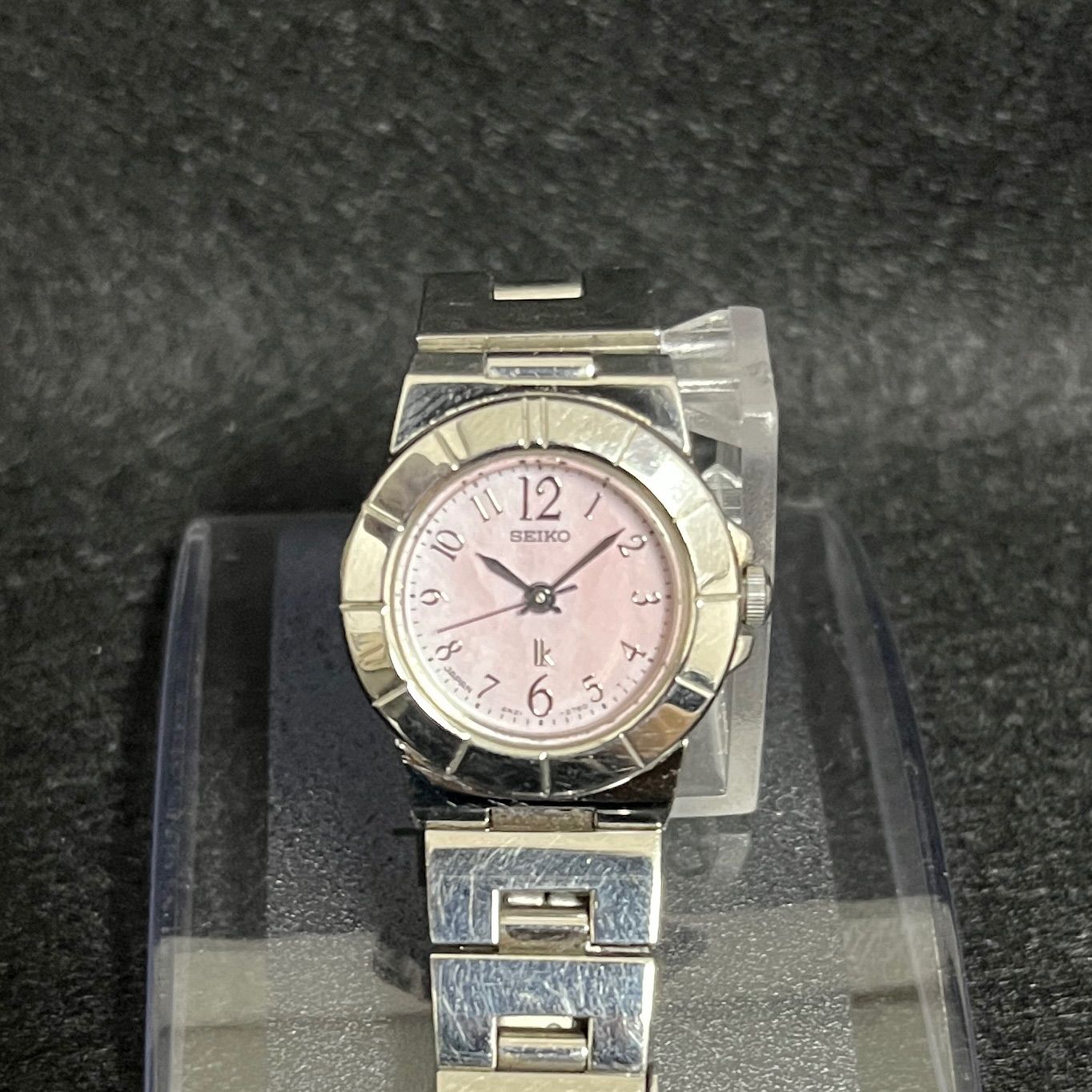 稼働品】セイコー SEIKO ルキア LUKIA ピンク 4N21-1130 レディース 