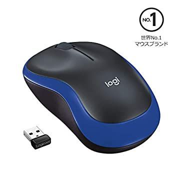 中古】ロジクール ワイヤレスマウス 無線 マウス M186BL 小型 電池寿命