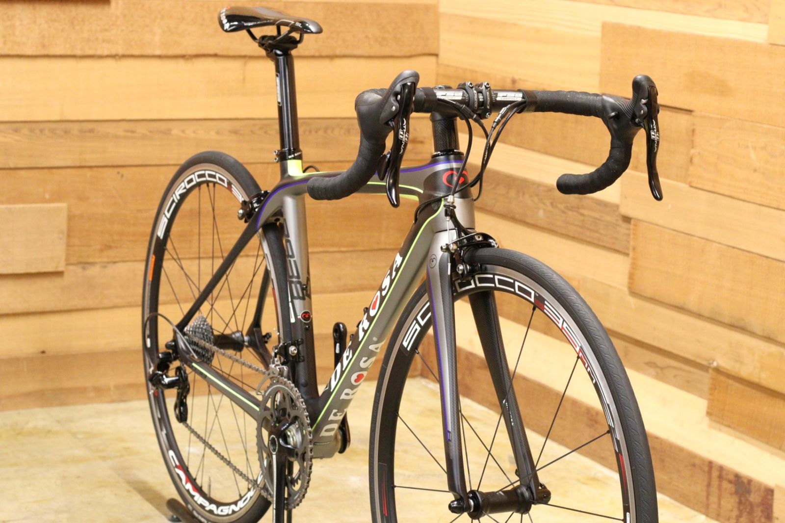 DE ROSA デローザ　R838 ロードバイク　カンパニョーロ　アテナ11 デローザ DE ROSA R838 2014 43サイズ カンパニョーロ アテナ 11S