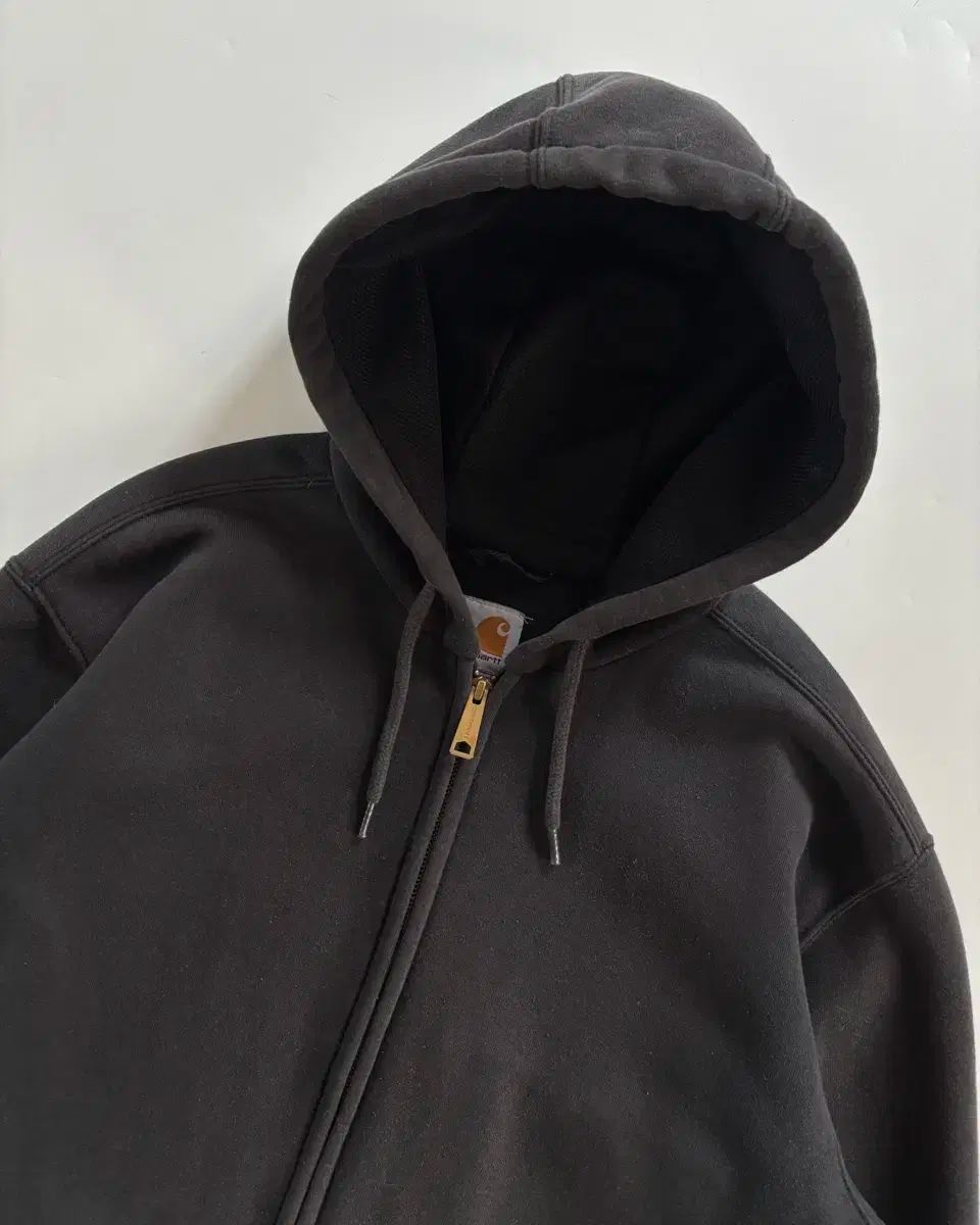  Carhartt カーハート サーマル 裏地 ブラック ジップ パーカー トップス