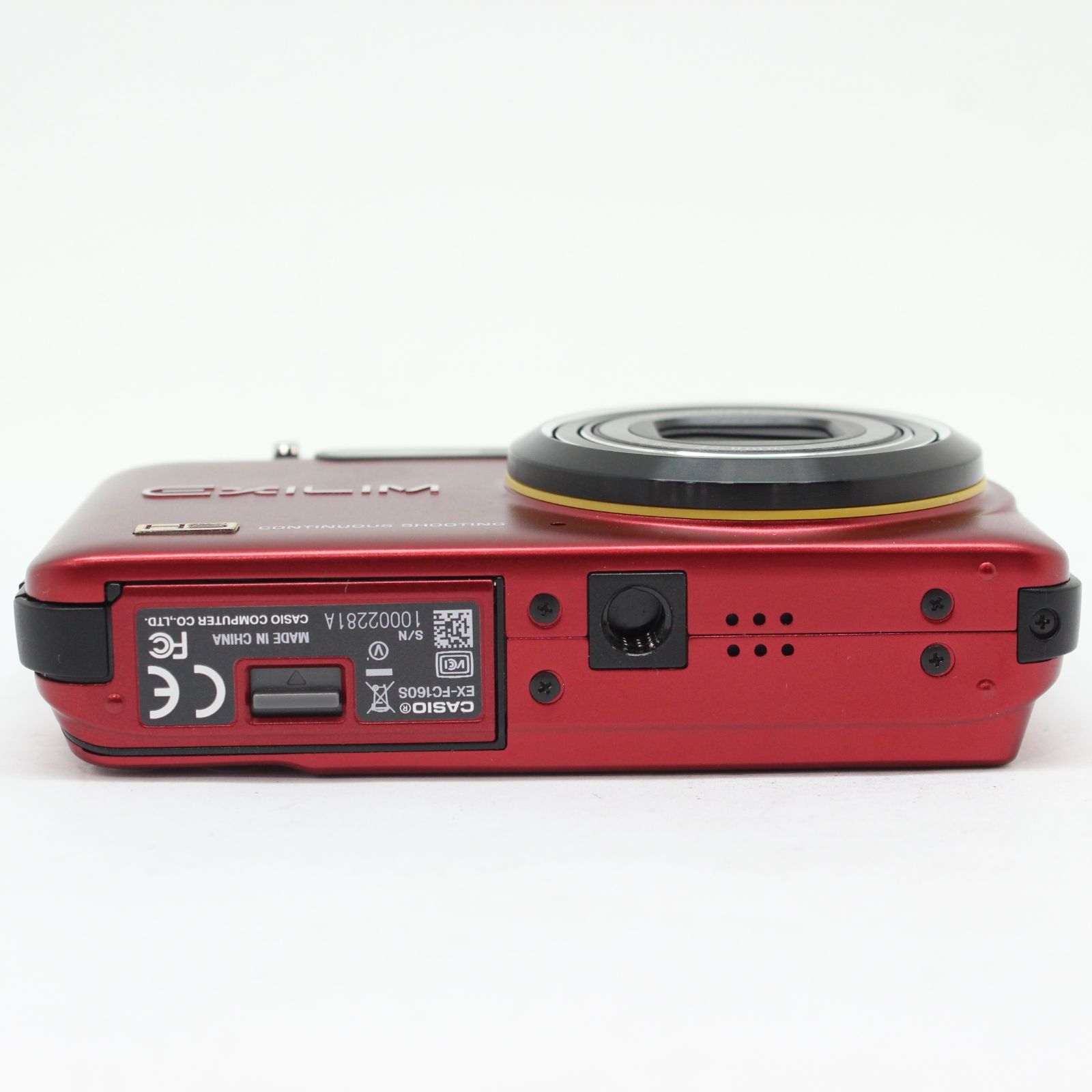 極上品【動作確認済】CASIO カシオ EXILIM EX-FC160S レッド EX-FC160S - デジタルカメラ - CASIO