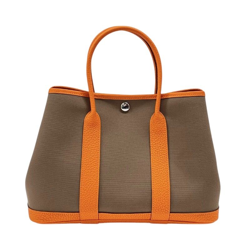 you　Hermès エルメス　ガーデンパーティー　TPM K刻印 エルメス ガーデンパーティ TPM エトゥープ ネゴンダ シルバー金具 K