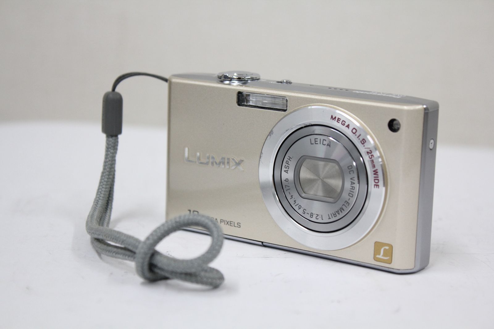 返品保証】 パナソニック Panasonic LUMIX DMC-FX35 ゴールド