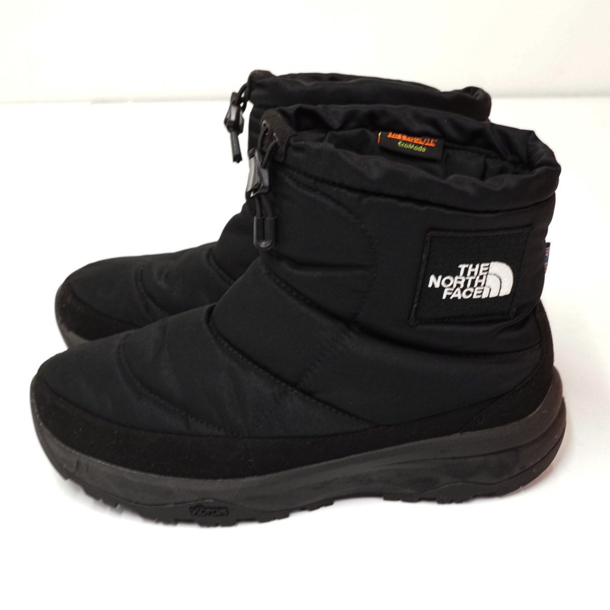 THE NORTH FACE ザノースフェイス スノーブーツ USED品 ロゴショート