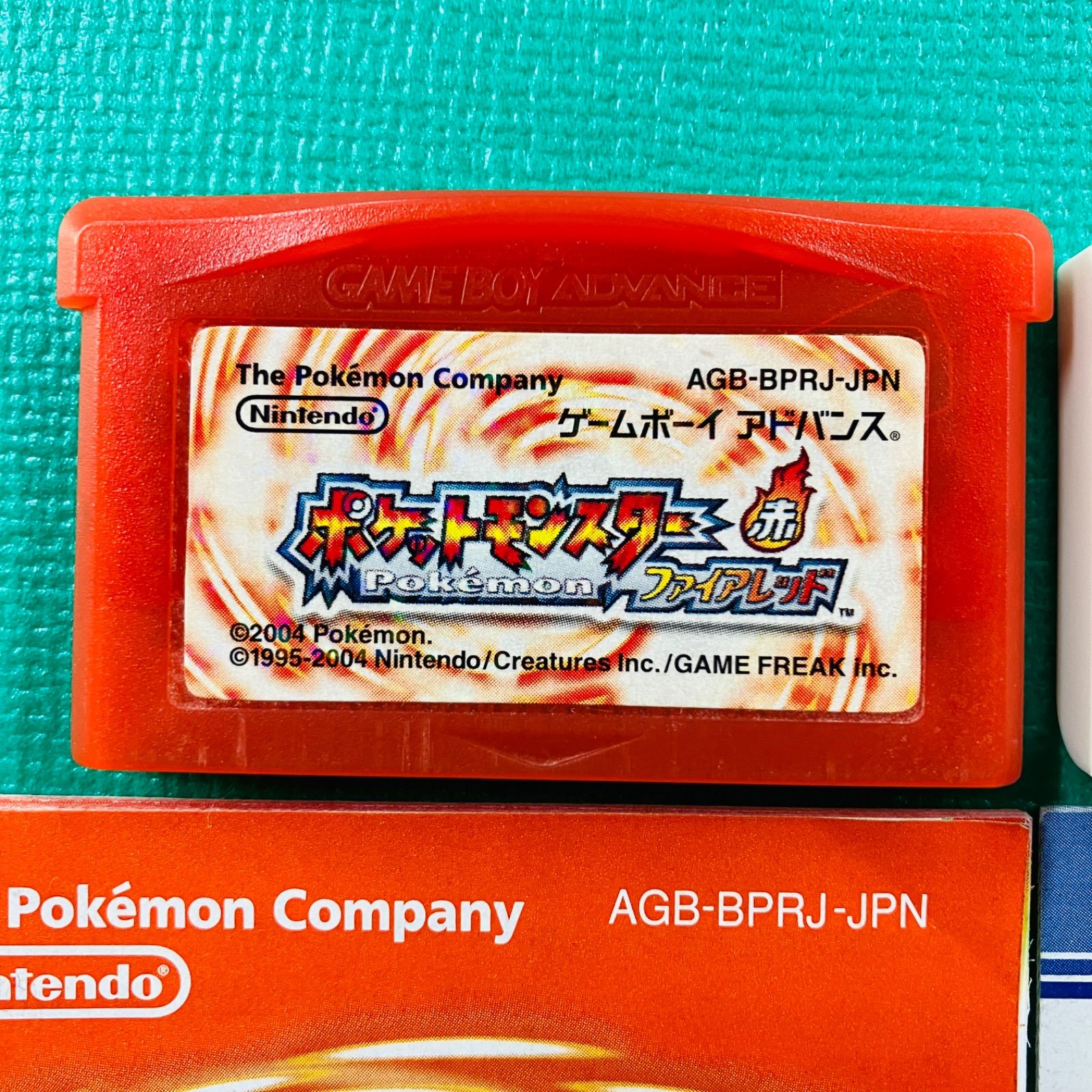 D*S様 ポケモン ファイアレッド 箱 説明書 ポケモン ファイアレッド ゲームボーイアドバンス 箱、説明書、トレイ