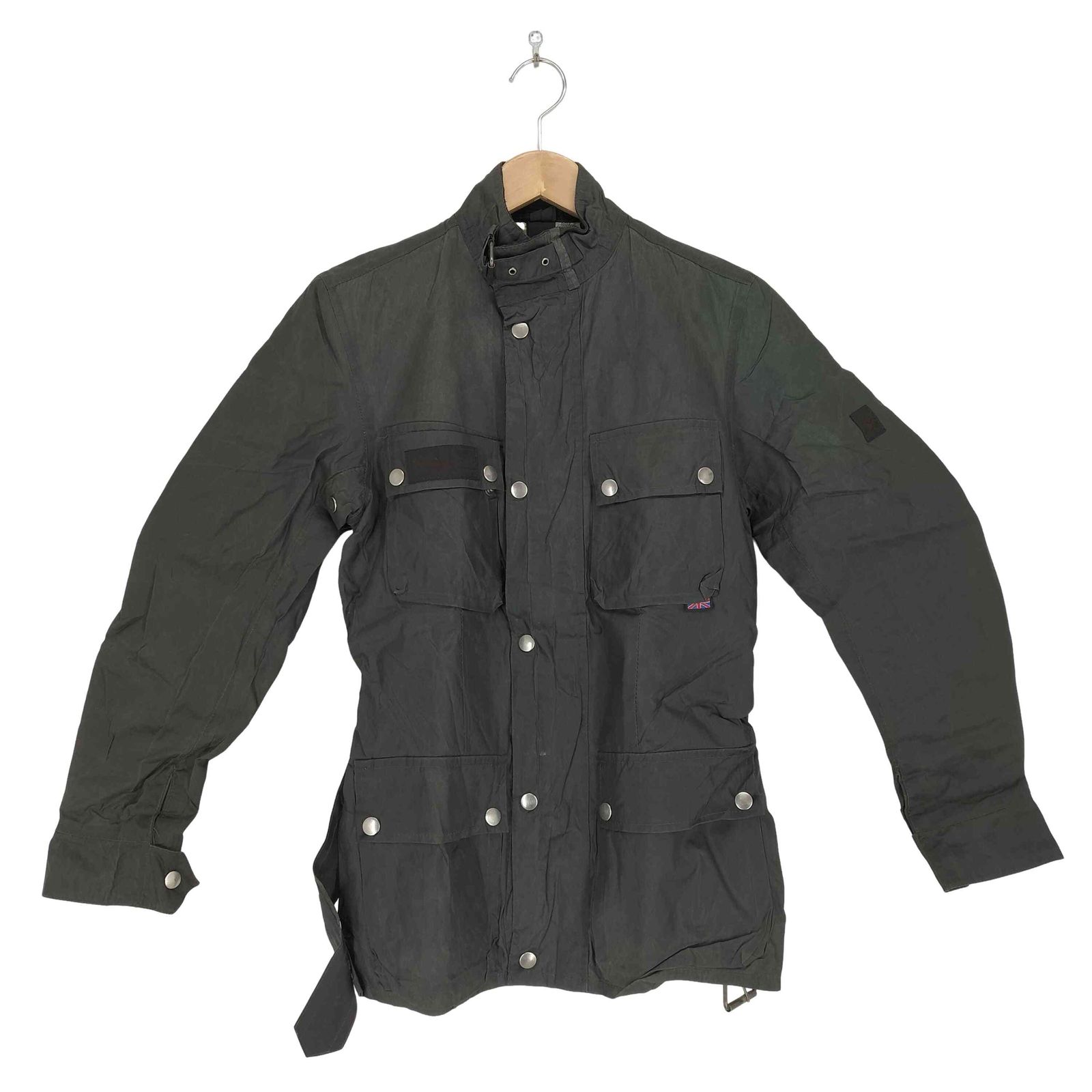 ユーズドフルギ USED古着 {{BELSTAFF}}MADE IN ITALY RALLY MASTER 350モーターサイクルジャケット メンズ  38