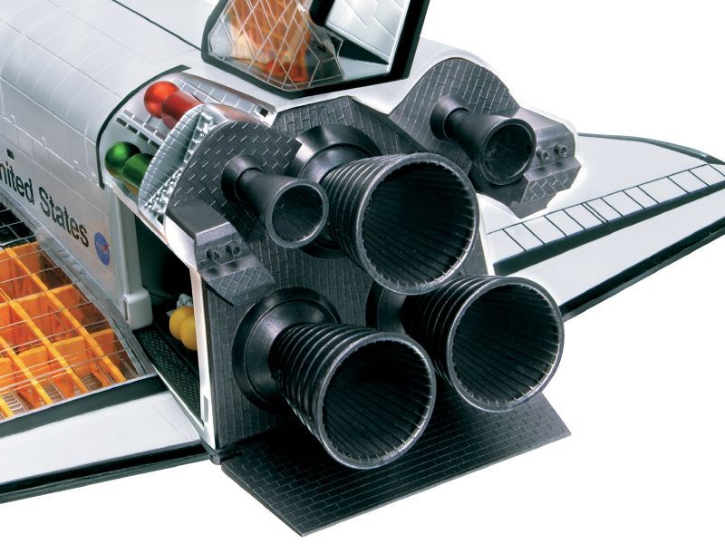 4D ビジョン (宇宙) - カットアウェイ 1/72 スペース シャトル 4D