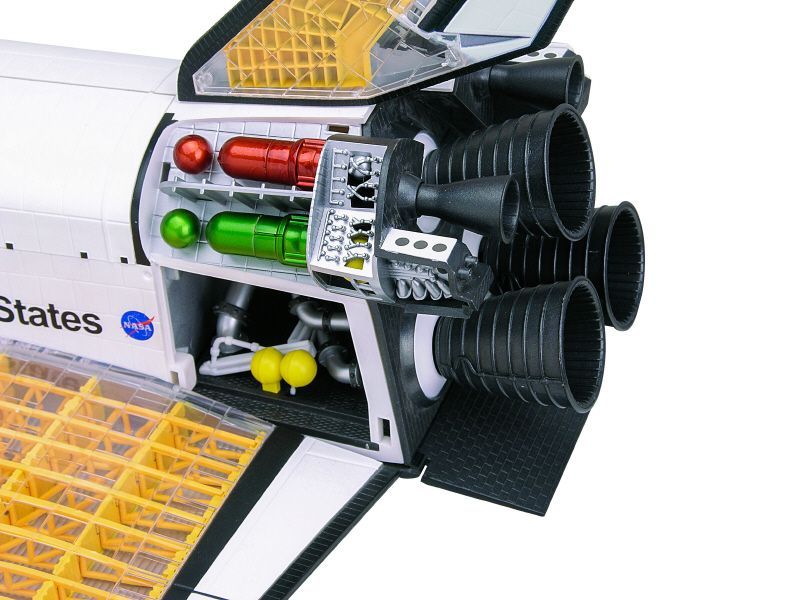 4D ビジョン (宇宙) - カットアウェイ 1/72 スペース シャトル 4D