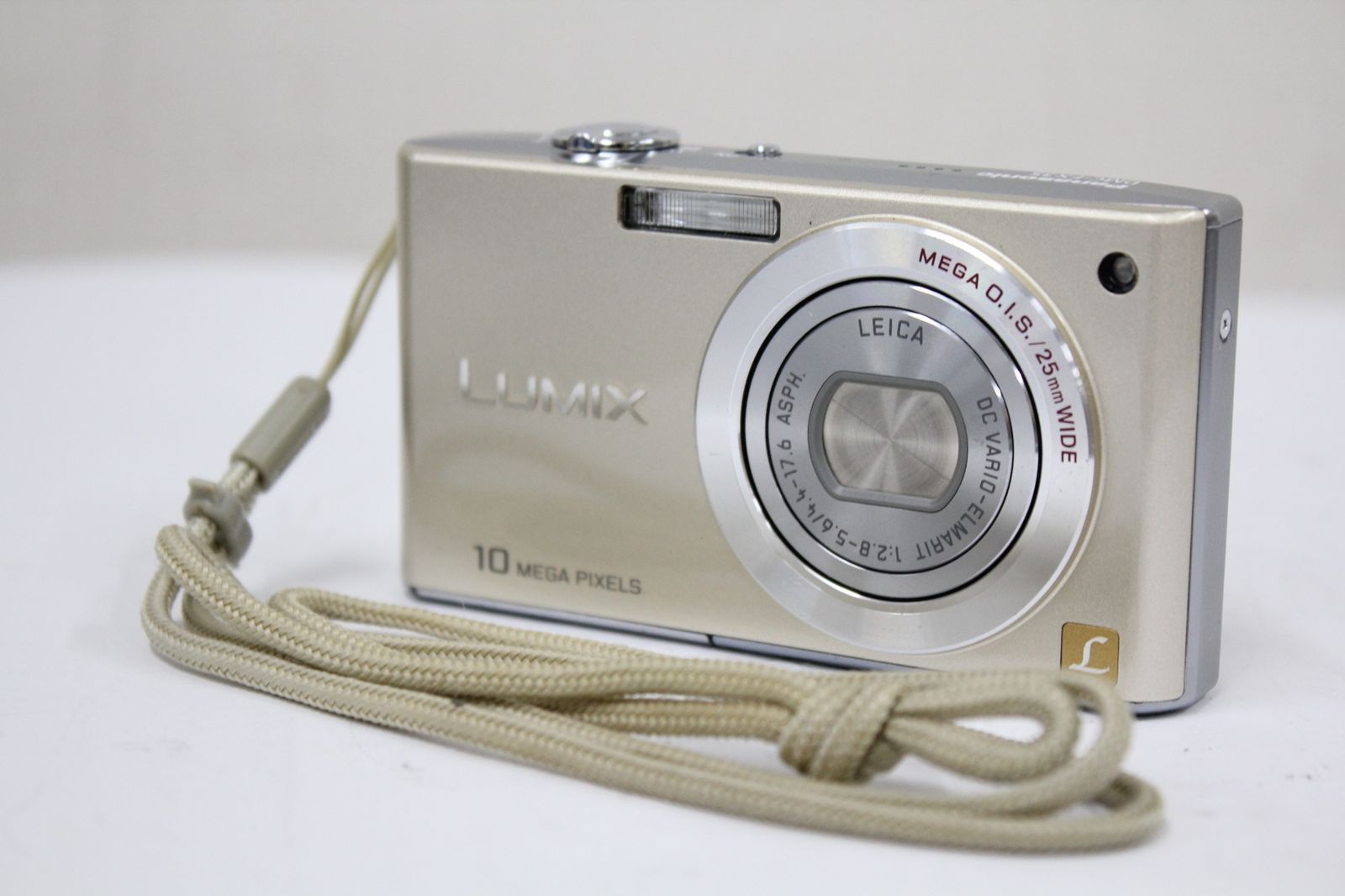 返品保証】 パナソニック Panasonic LUMIX DMC-FX35 ゴールド