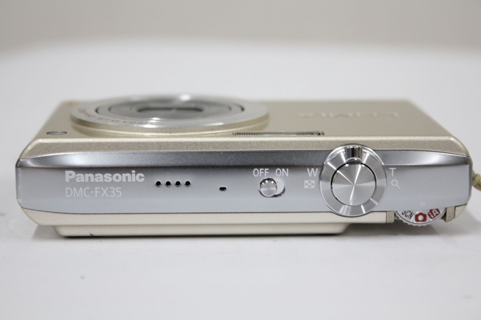 返品保証】 パナソニック Panasonic LUMIX DMC-FX35 ゴールド